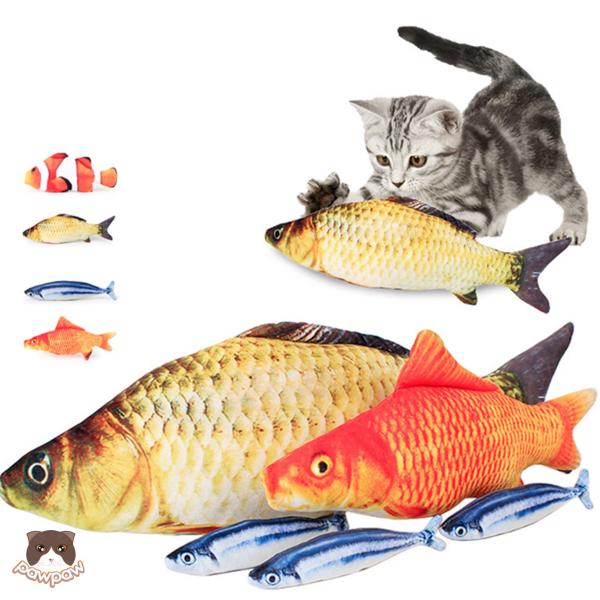 Đồ Chơi Cá Bông Kèm Catnip