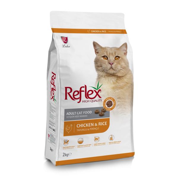 Hạt Reflex Adult Cat Food Chicken & Rice 2kg