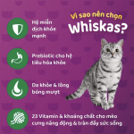 Hạt Whiskas adlut 1,2kg cá biển