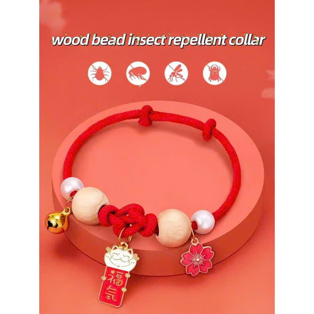 Vòng Cổ Gỗ Chống Bọ Chét